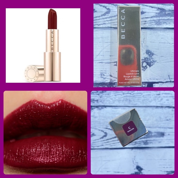 BECCA Other - Becca Ultimate Lipstick Love MAROON Lipstick Burgundy Lipstick New & Sealed BNIB